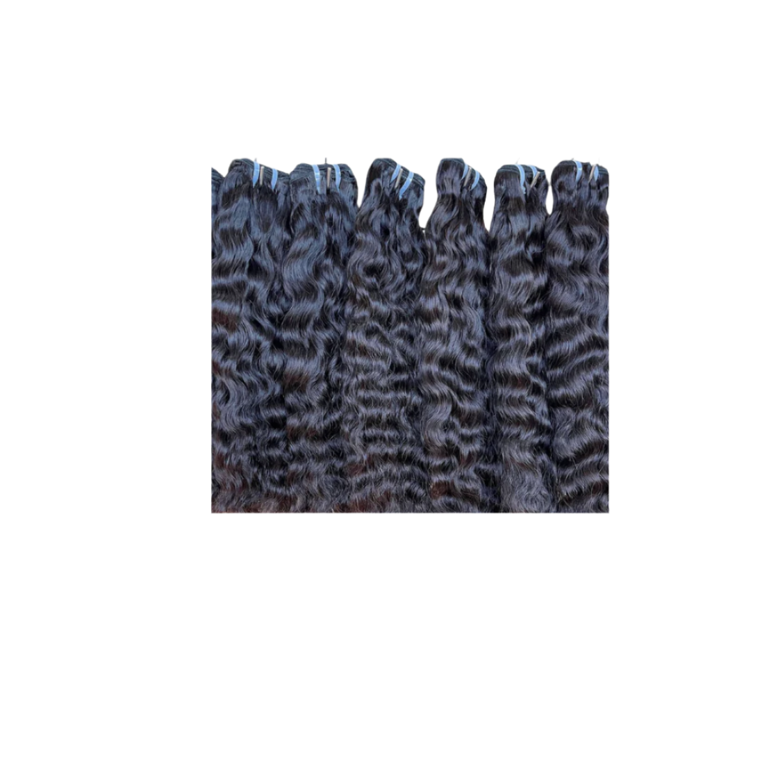Raw Cambodian Wavy Weft Extensions