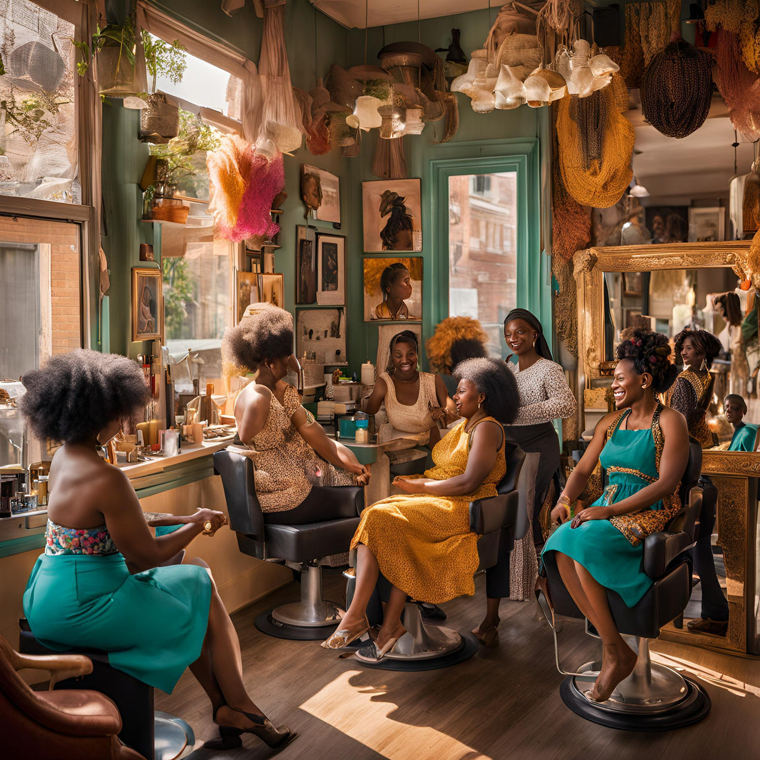 The Evolution of Black Women's Hair Salons: Then vs. Now